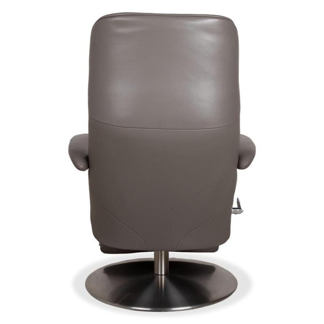 Symphony JR-7960 Lounge Chair in Grey Leather from Jori For Sale - Image 14 of 17