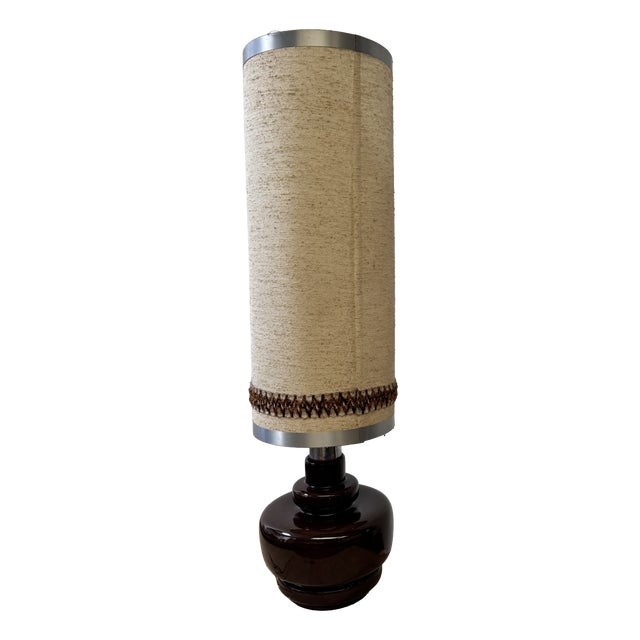 Vintage Ceramic Floor Lamp, 1970s For Sale