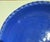 2010s Vintage Bybee Pottery Cobalt Blue Ruffled Pie Plate - 9.5" Unused For Sale - Image 5 of 11
