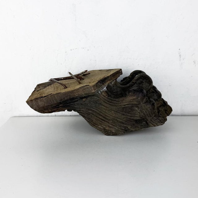 Carved Wooden Lion Paws, Set of 2 For Sale - Image 10 of 13