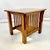1990s Vintage Arts & Crafts Mission Oak Slatted Side Table, After Stickley. For Sale - Image 12 of 12