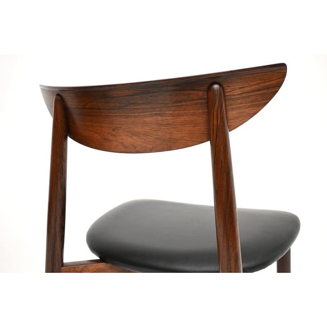 Black Vintage Danish Dining Chairs by Harry Ostergaard for Randers, 1960, Set of 2 For Sale - Image 8 of 11