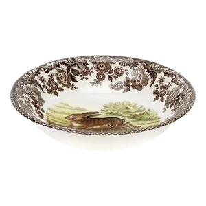 Spode Woodland Cereal Bowl 6.25", Rabbit