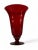 1920s Salviati Murano Style Vase Red Ruby Gold Dust Venetian Trumpet Shape For Sale - Image 10 of 10