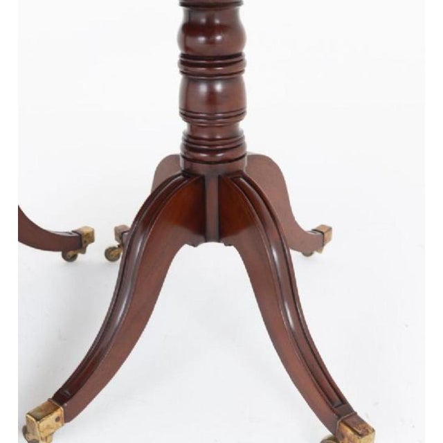 Regency Mahogany Dining Table with Two Pedestals, 1810s For Sale - Image 5 of 5