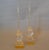 Modern Clear & Gold Turned Acrylic Candle Holders, Candlesticks, Pair For Sale - Image 10 of 13