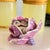 Purple Nymphenburg purple cabbage with bunny figurine // springtime decor // Easter // rabbit figurine // luxury decor // collectible For Sale - Image 8 of 14