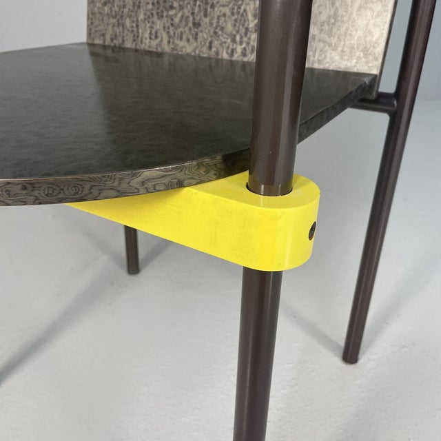 Italian Modern Formica Chair attributed to Martine Bedin for Memphis, 1980s For Sale - Image 13 of 18