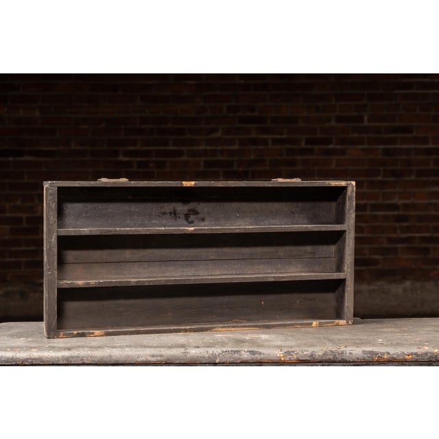 Antique Chippy 17-Drawer Wooden Workshop Parts Cabinet For Sale - Image 10 of 13