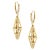 Dazzle and bewilder with a dash of architectural grandeur in these striking 14K yellow gold earrings, where sophistication...