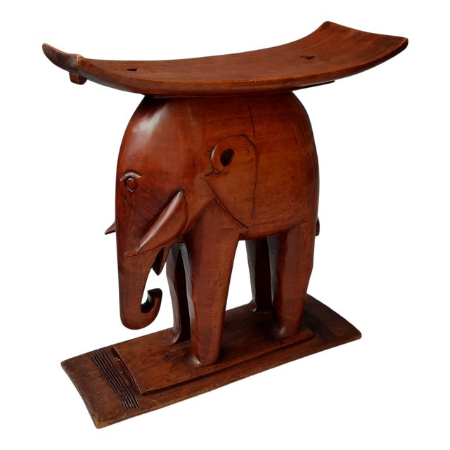 Ashanti Stool Elephant, Ghana, 1960s For Sale
