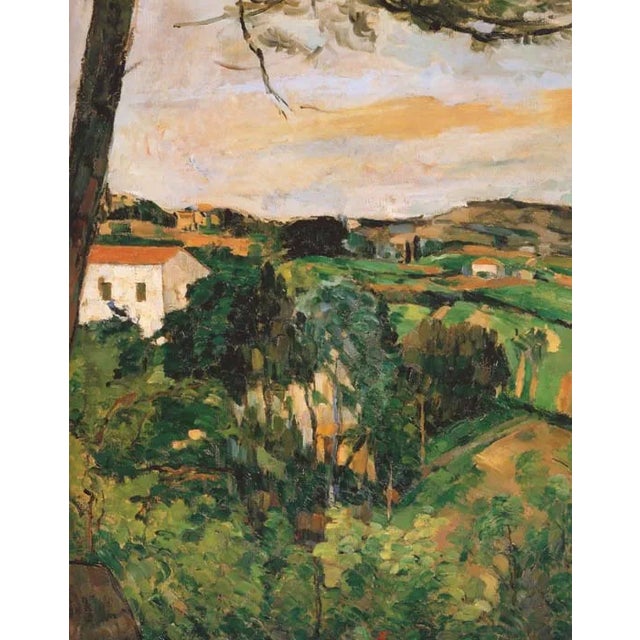 Artist: Paul Cézanne Title: Landscape with red roof, 1876 Medium: Giclee Marks: Ltd Edition Numbered Watercolour paper...