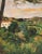 Artist: Paul Cézanne Title: Landscape with red roof, 1876 Medium: Giclee Marks: Ltd Edition Numbered Watercolour paper...