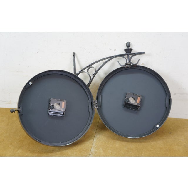 Grand Central Station Double Sided Roman Numeral Railway Clock 15" For Sale - Image 12 of 14