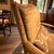 1990s Moss Green Velvet English Edinburgh Traditional Wingback Chairs For Sale - Image 9 of 12