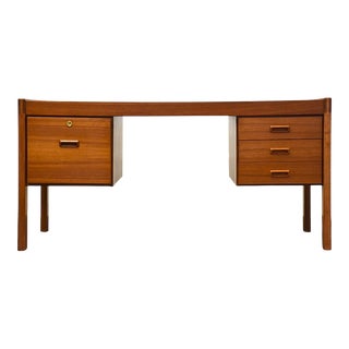 Danish Modern Teak Desk For Sale