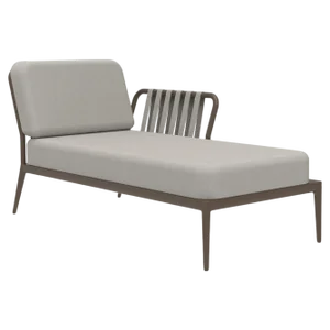 Ribbons Bronze Left Chaise Lounge by Mowee