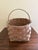 Wood Early 20th Century Split Oak Gathering Basket With Warm Patina For Sale - Image 7 of 9