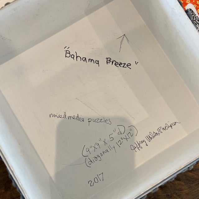 2020s "Bahama Breeze" Abstract Mixed-Media Sculpture by Jeffrey Wilcox Paclipan For Sale - Image 5 of 13