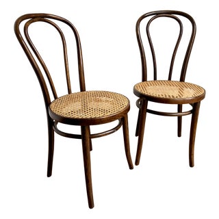 Vintage No. 18 Chairs by ZPM Radomsko for Thonet, 1970s, Set of 2 For Sale
