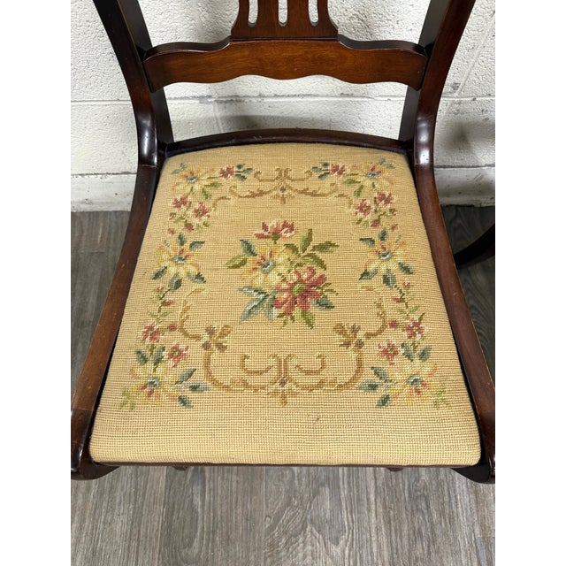 Duncan Phyfe Vintage Associated Factories Duncan Phyfe Regency Style Mahogany Dining Chairs For Sale - Image 4 of 14