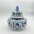 2020s Handmade Ceramic Classic Iznik Jar with Lid Red Tulip and Meander Border For Sale - Image 5 of 8