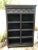 Ebony Vintage Carved Indonesian Open Bookcase For Sale - Image 8 of 8