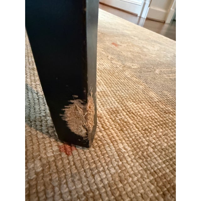 Set of 8 Custom Dining Chairs in Lavender Wool For Sale - Image 12 of 12