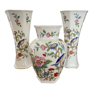 Vintage Aynsley Pembroke Vases, Set of Three