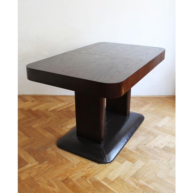 Extendable Dining Table from UP Brno, 1930s For Sale - Image 4 of 18