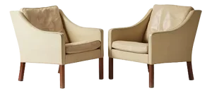 Set of Danish Velum Color Chairs attributed to Morgensen, 1963