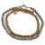 Pair of 18 Karat White Gold/ Rose Gold Ball Bracelets, 8.2 Gm For Sale - Image 15 of 18