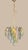 DUTIES FREE Murano glass chandelier with 32 multicolored poliedri elements. Gold and brass frame, authentic Venetian...