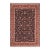 Shabby Chic Floral 1990's Pak-Persian Blue/Red Wool Rug - 6'2'' X 9'3'' For Sale