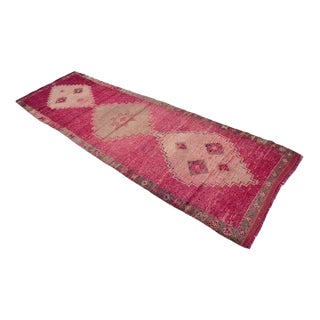 Burnt Orange Antique Runner For Sale