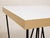 Wood Mid 20th Century Tall Hairpin Leg Table For Sale - Image 7 of 10