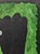 Emmanuel Araujo "Black Hedge" Contemporary Green Geometric Hard-Edge Abstract Painting, 2024 For Sale - Image 4 of 9