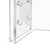 Contemporary Dominoe Style Pedestal Based Glass Top Dining Table For Sale - Image 4 of 4