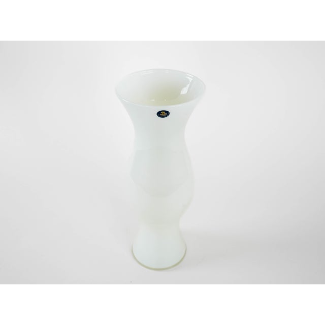 Royal Copenhagen Vintage Danish Glass Vase by Michael Bang for Royal Copenhagen, 1970s For Sale - Image 4 of 8