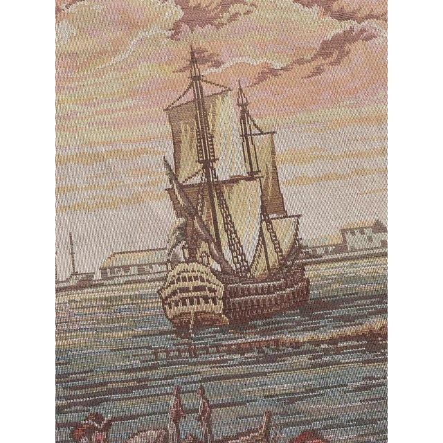 1950s French Aubusson Style Jacquard Tapestry, 1950s For Sale - Image 5 of 14