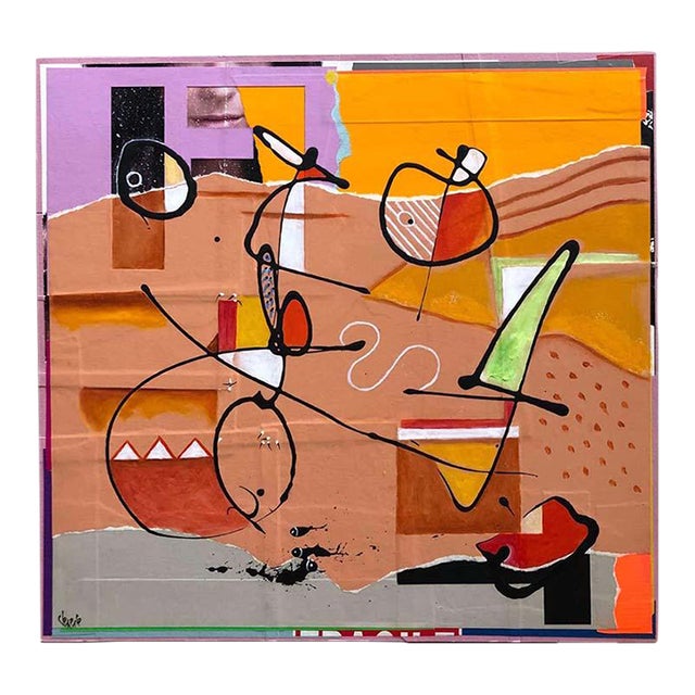 William Finlayson Jr. Mixed Media Painting Titled: If Only/Why not 2017 For Sale