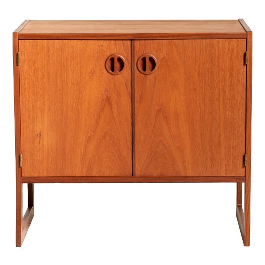 Teak Domino Cabinet by Arne Wahl Iversen, Sweden, 1960s For Sale