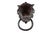 2020s Green Brass Lion's Head Door Knocker For Sale - Image 5 of 5
