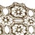 Vintage 71 X 70 Rectangular Crochet Tablecloth Beige Floral Farmhouse Traditional Grandmillennial For Sale In Miami - Image 6 of 6