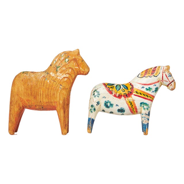 Swedish Dala Horses, 1880s For Sale