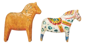 Swedish Dala Horses, 1880s