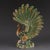 Traditional Vintage Sancai Glazed Peacock Figure – 13.2" Ceramic Bird Sculpture For Sale - Image 3 of 6