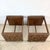 Wood Pair of Vintage Brutalist End Tables With Glass Tops For Sale - Image 7 of 12