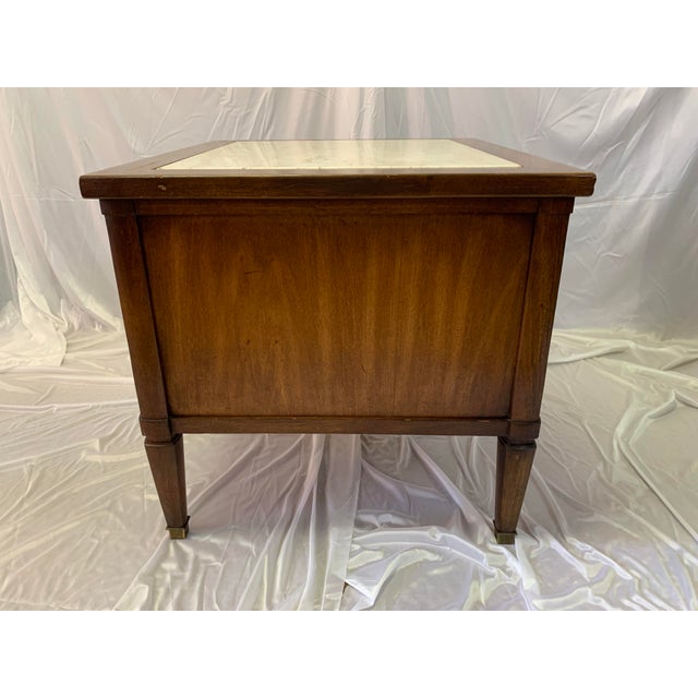 Gordon Furniture Co. Set of 3 Mid Century Gordon’s Fine Furniture Italian Marble Inlaid Tables For Sale - Image 4 of 12