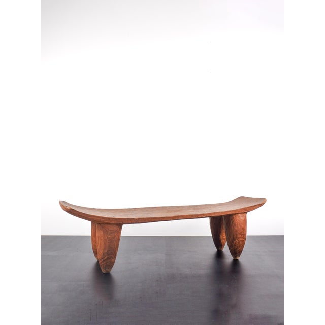 African Senufo Wooden Bench, 1950s For Sale - Image 4 of 9
